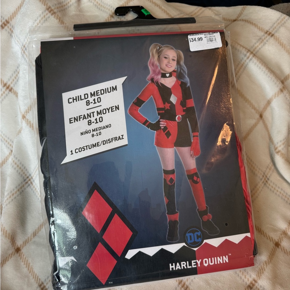 DC Harley Quinn Kids Costume - Red and Black